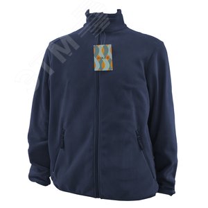 Куртка флисовая арт. JF-01 на молнии цв. т.синий 60-62  р. 2ХL
