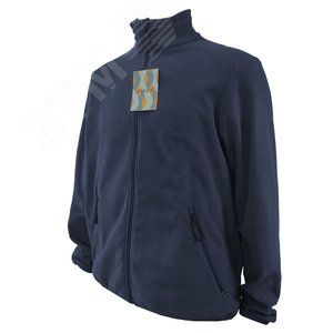 Куртка флисовая арт. JF-01 на молнии цв. т.синий 52-54 р. L 142301 Эталон-Спецодежда - 3