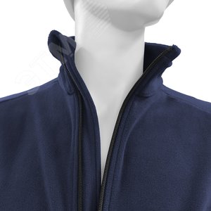 Куртка флисовая арт. JF-01 на молнии цв. т.синий 48-50 р. М 142301 Эталон-Спецодежда - 10