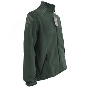 Куртка флисовая арт. JF-01 на молнии цв. хаки 60-62 р. 2ХL 142303 Эталон-Спецодежда - 4