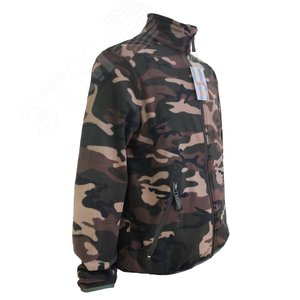 Куртка флисовая арт. JF-01 на молнии цв. КМФ 48-50 р. M 142304 Эталон-Спецодежда - 3