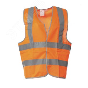 Жилет сигнальный 4 СОП ''СПРУТ'' с карманами, цвет флуоресцентный оранжевый размер XL 104-108