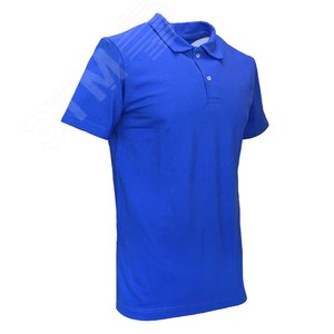 Рубашка поло с коротким рукавом, цвет василек, S (р.46) 120628 Эталон-Спецодежда - 2