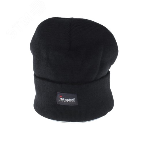 Изображение товара Шапка с тинсулейтом цв. черный (шт)