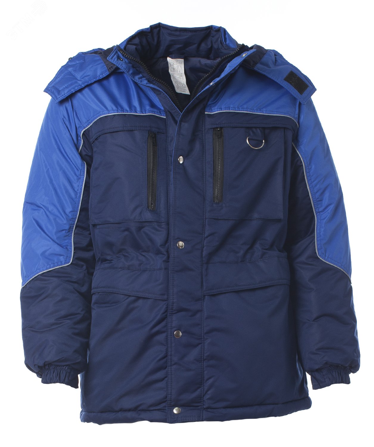 Изображение товара Утепленная мужская куртка ВЕГА темно-синий васильковый размер 52-54