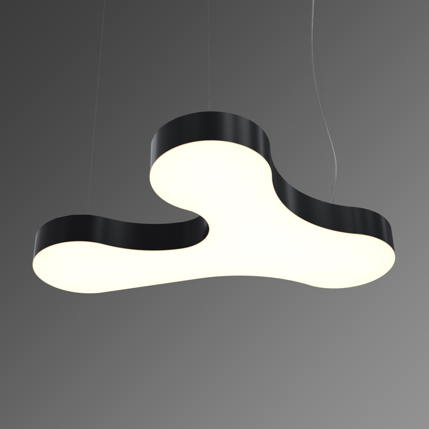 Светильник светодиодный RVE-LBX-CLOUD-1176-P (Облако 1176х830х100мм 70Вт Подвесной 4000К Белый) светильник