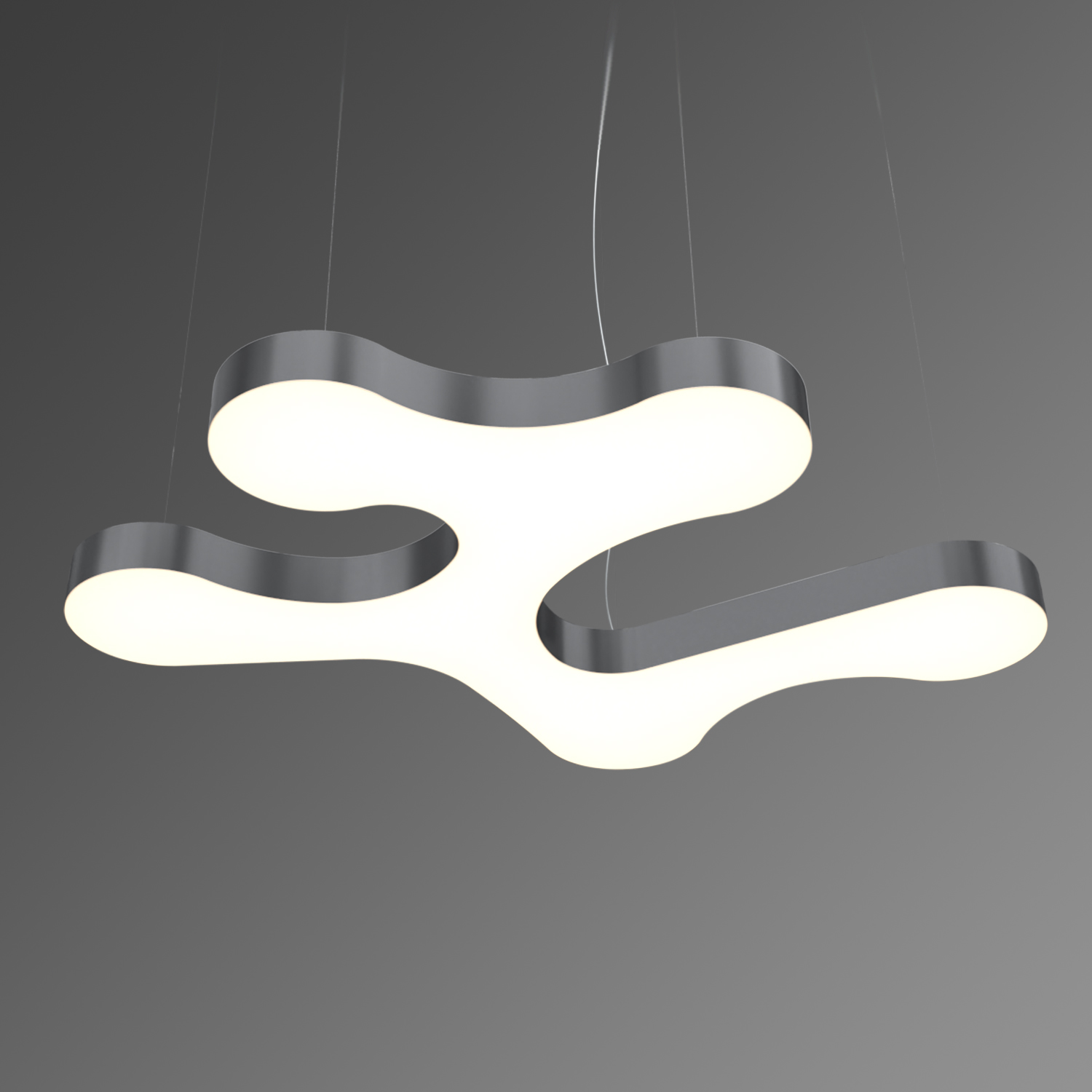 Светильник светодиодный RVE-LBX-CLOUD-1823-P (Облако 1823х1287х100мм 137Вт Подвесной 4000К Белый) светильник