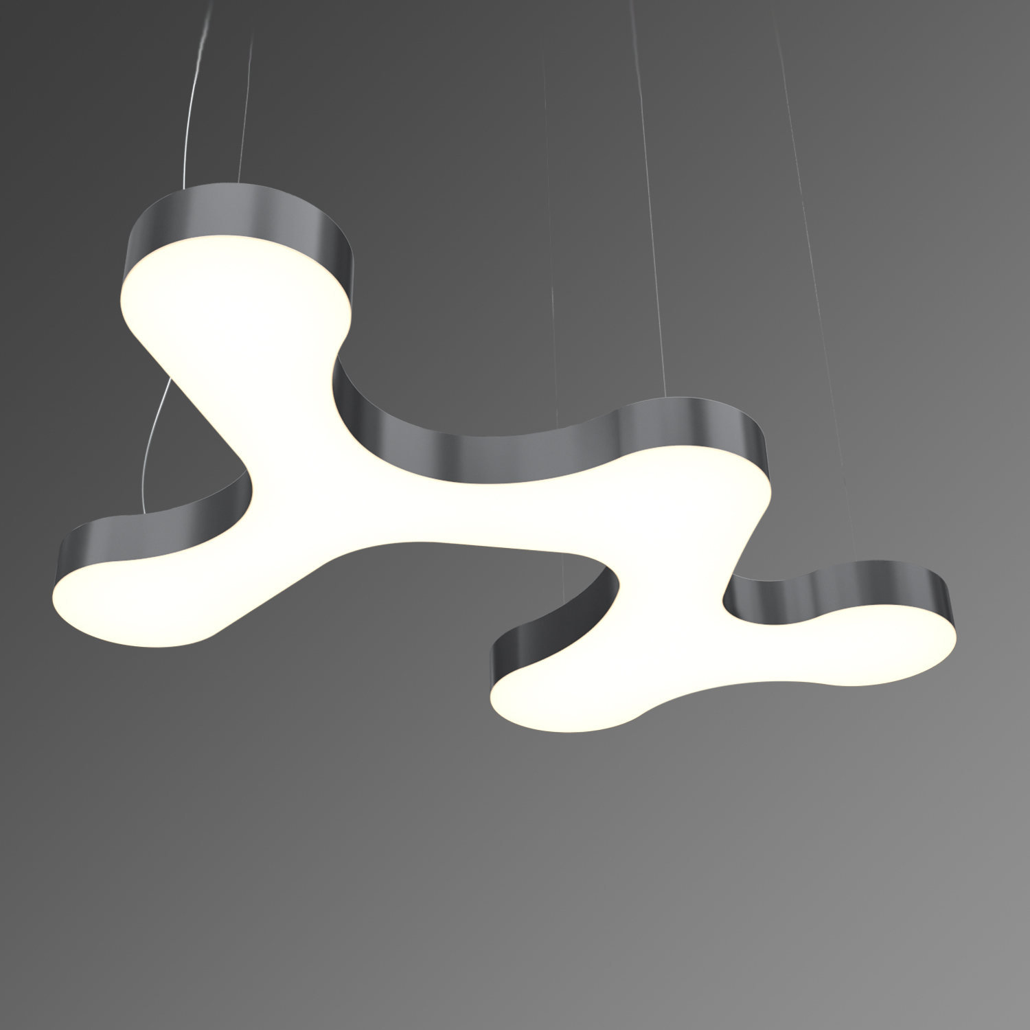 Светильник светодиодный RVE-LBX-CLOUD-1917-P (Облако 1917х1289х100мм 137Вт Подвесной 4000К Белый) светильник