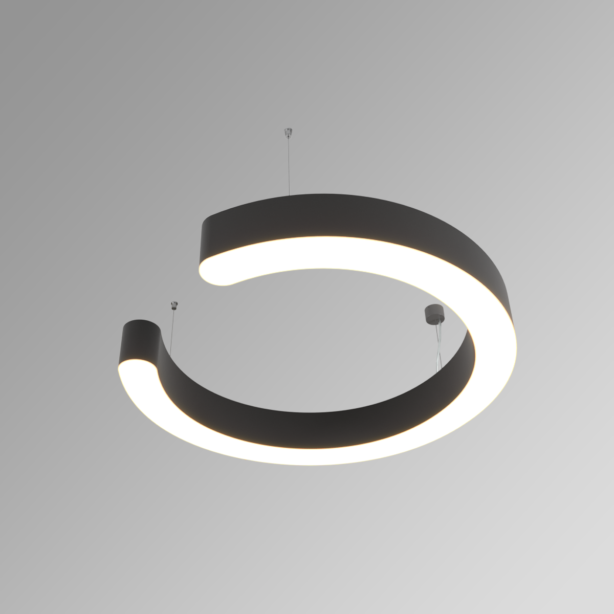 Светильник светодиодный RVE-LBX-DIOS-1800-P (Подкова 1800х1685х100мм 115Вт Подвесной 4000К Белый)