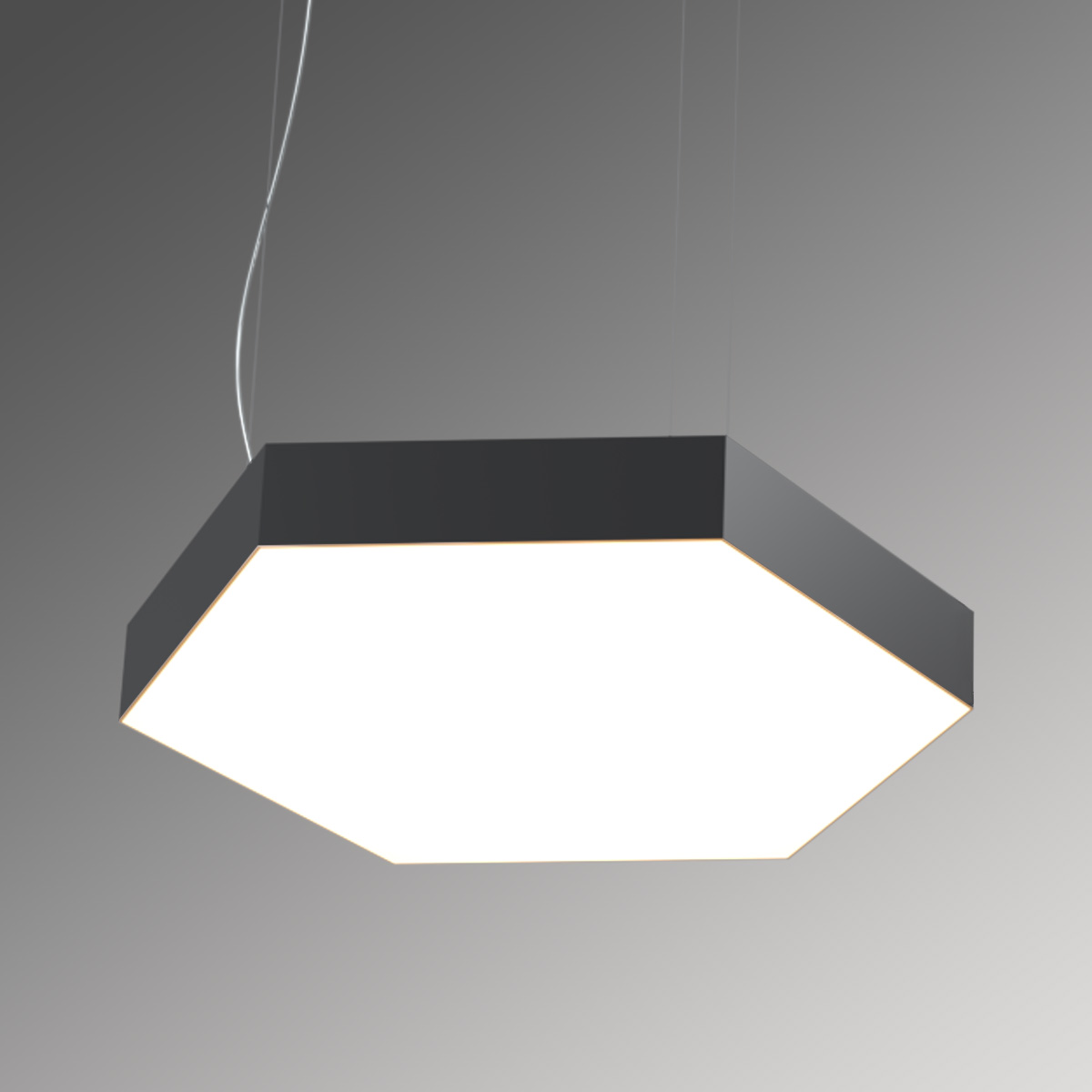 Светильник светодиодный RVE-LBX-HEXA-1500-P (Шестиугольник 1500х1299х120мм 173Вт Подвесной 4000К Белый)