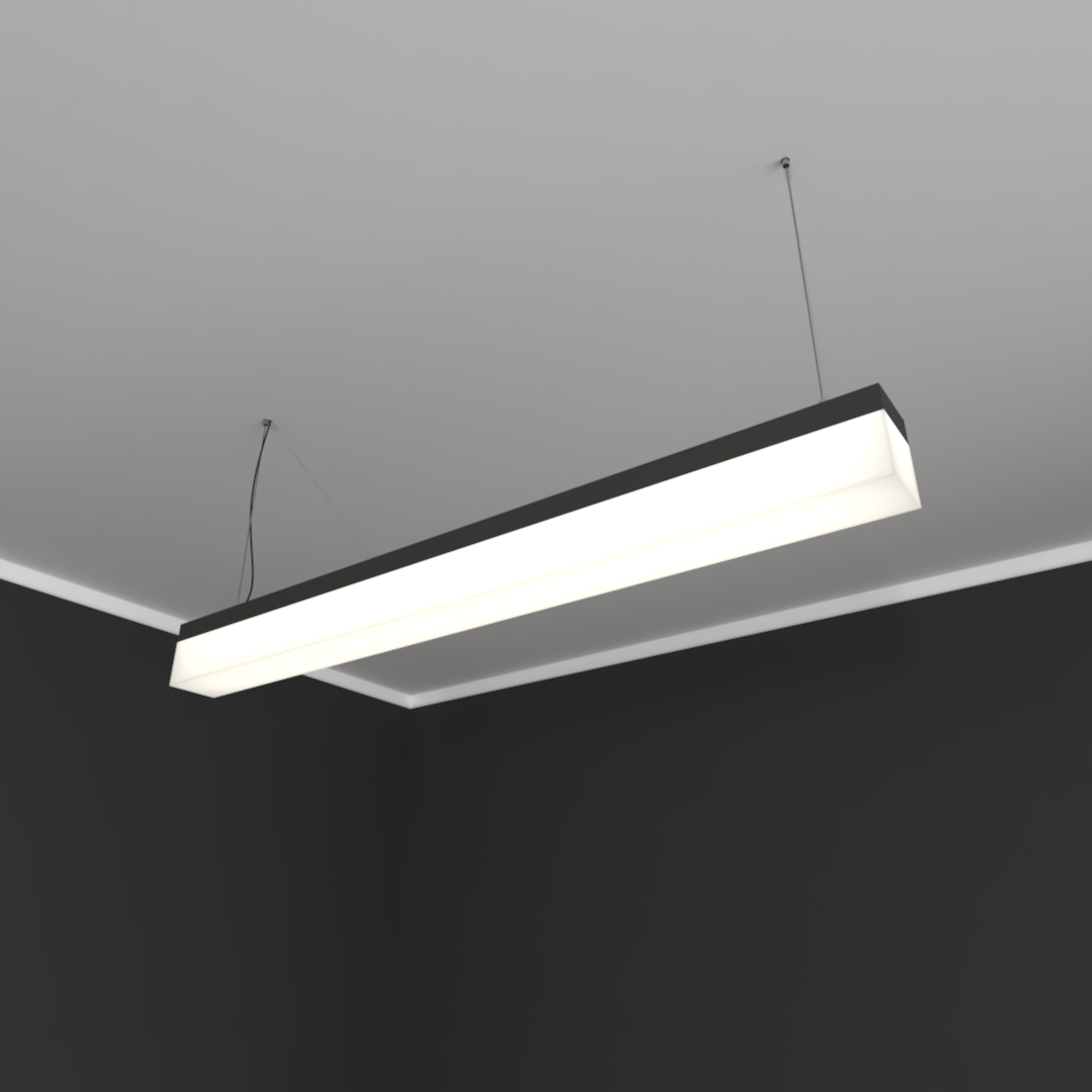 Светильник светодиодный RVE-LBX-LUMO-LISTA-500-P (Линия 500х50х120мм S 50 мм 12 Вт Подвесной 4000К Белый)