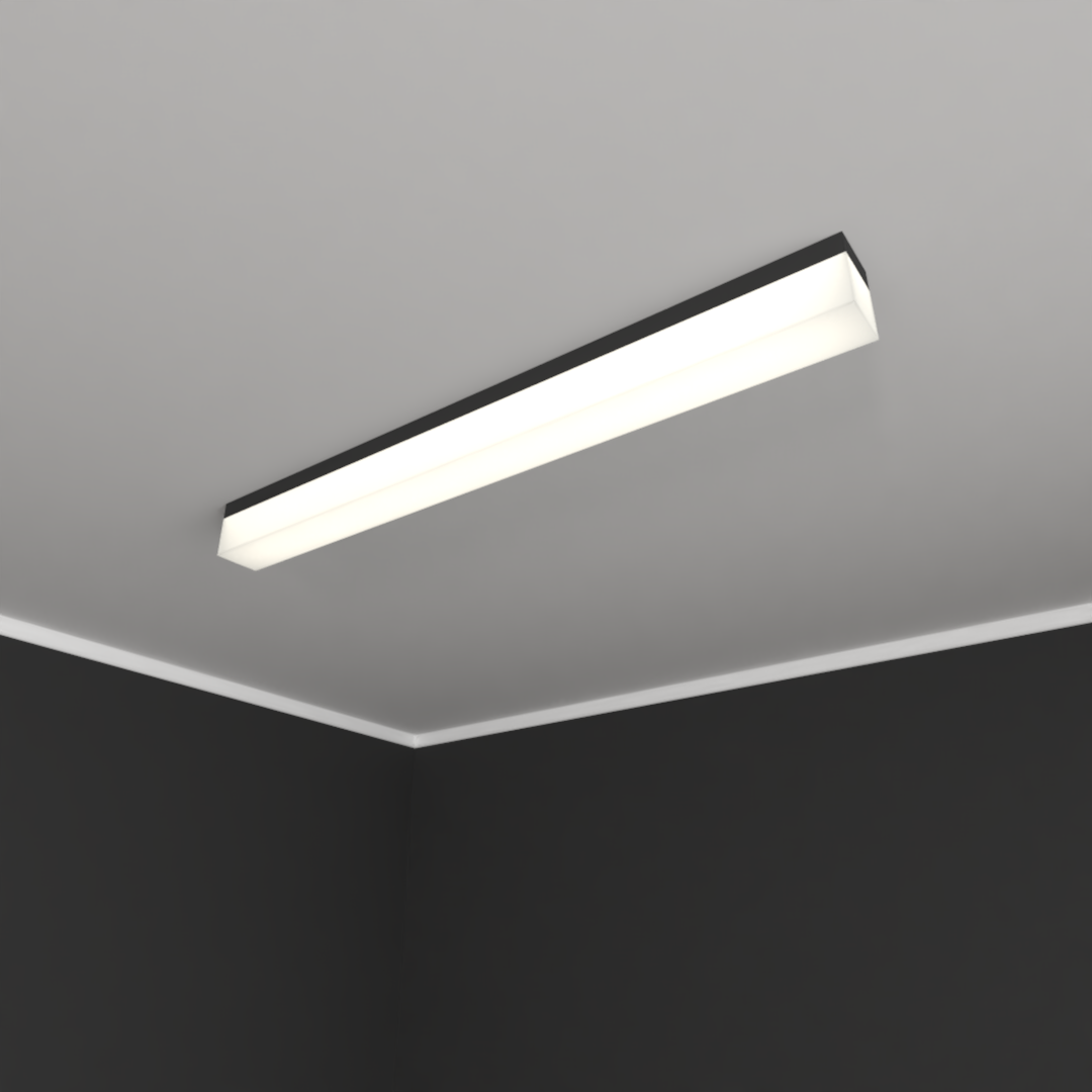 Светильник светодиодный RVE-LBX-LUMO-LISTA-2000-N (Линия 2000х50х120мм S50мм 52Вт Накладной 4000К Белый) светильник