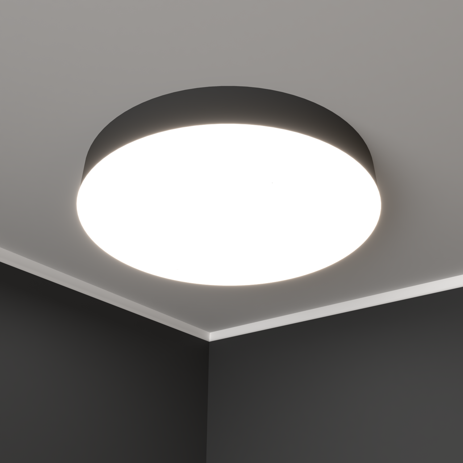 Светильник светодиодный RVE-LBX-RING-1200-N (Круг 1200х1200х120мм 127Вт Накладной 4000К Белый)