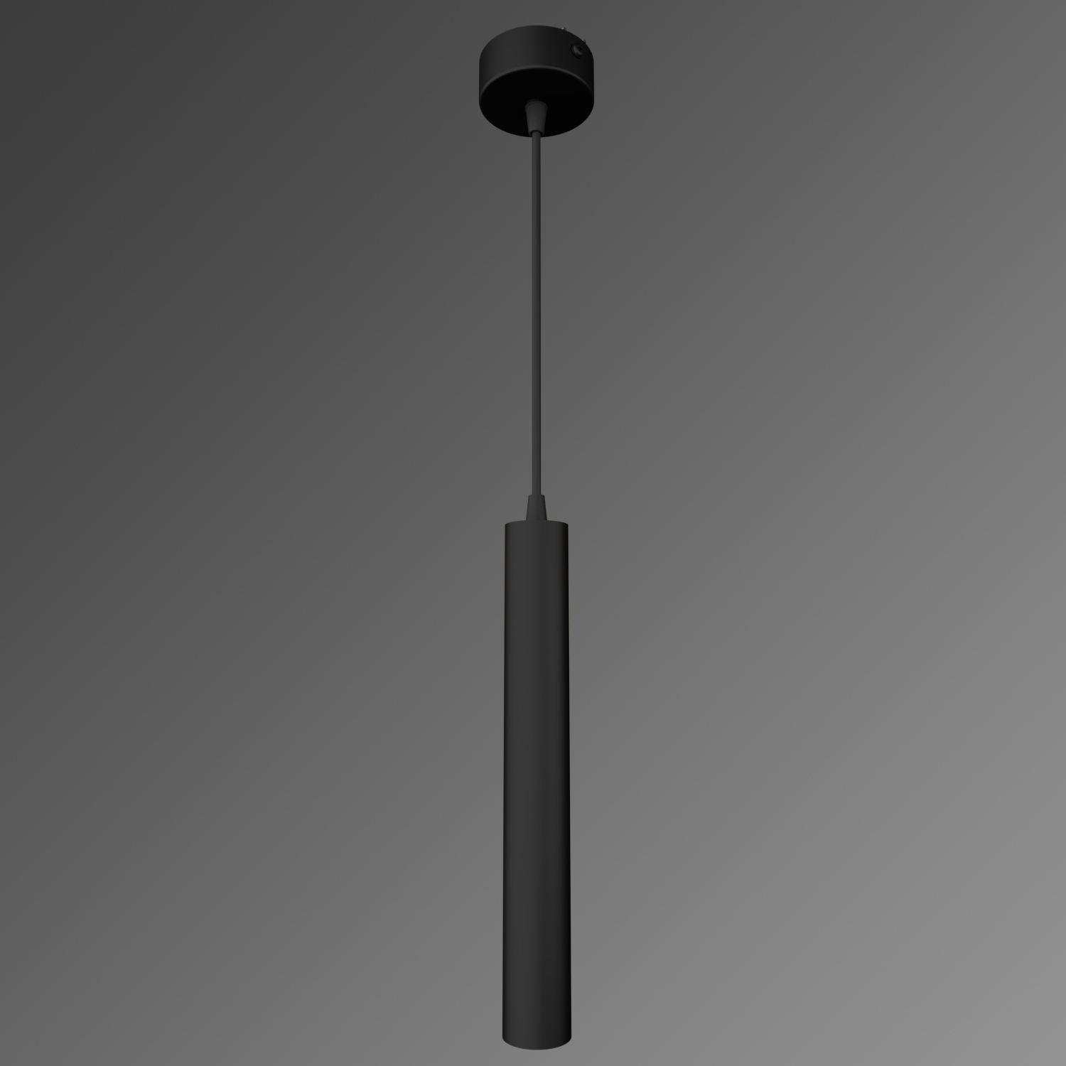 Светильник светодиодный RVE-AVION-40-300-P (Вертикальная труба 300xD40мм 7Вт 38 град Подвесной 4000K CRI90 Черный)