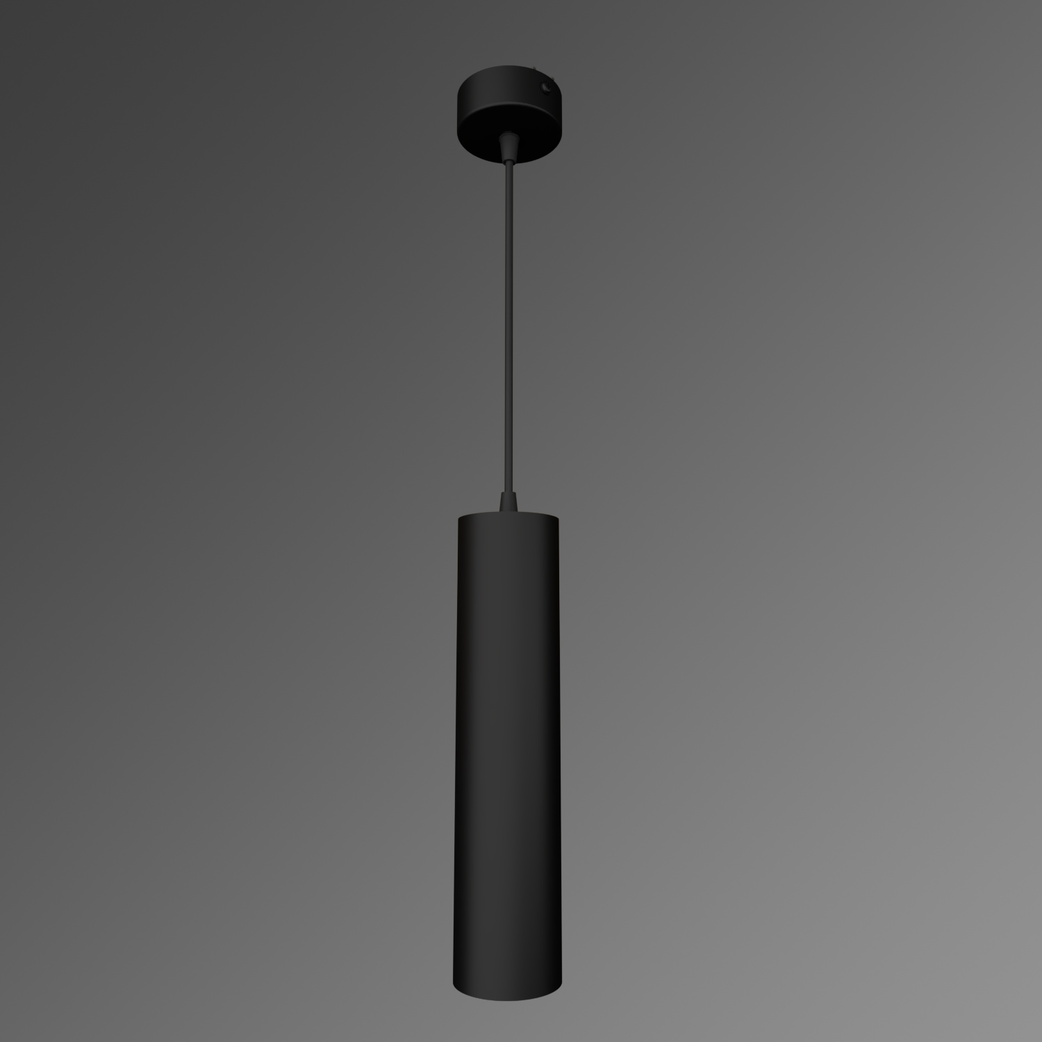 Светильник светодиодный RVE-AVION-70-300-P (Вертикальная труба 300xD70мм 14Вт 45 град Подвесной 4000K CRI90 Черный)