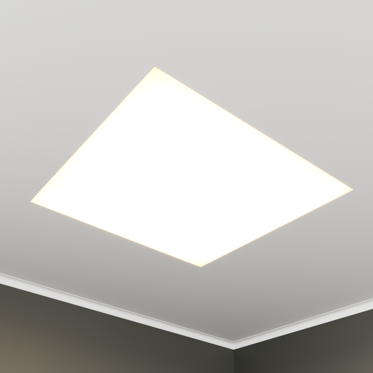 Светильник светодиодный RVE-LBX-BOX-546-VG (Квадрат 546х546х110мм 36Вт встраиваемый под шпаклевку 4000K Белый)