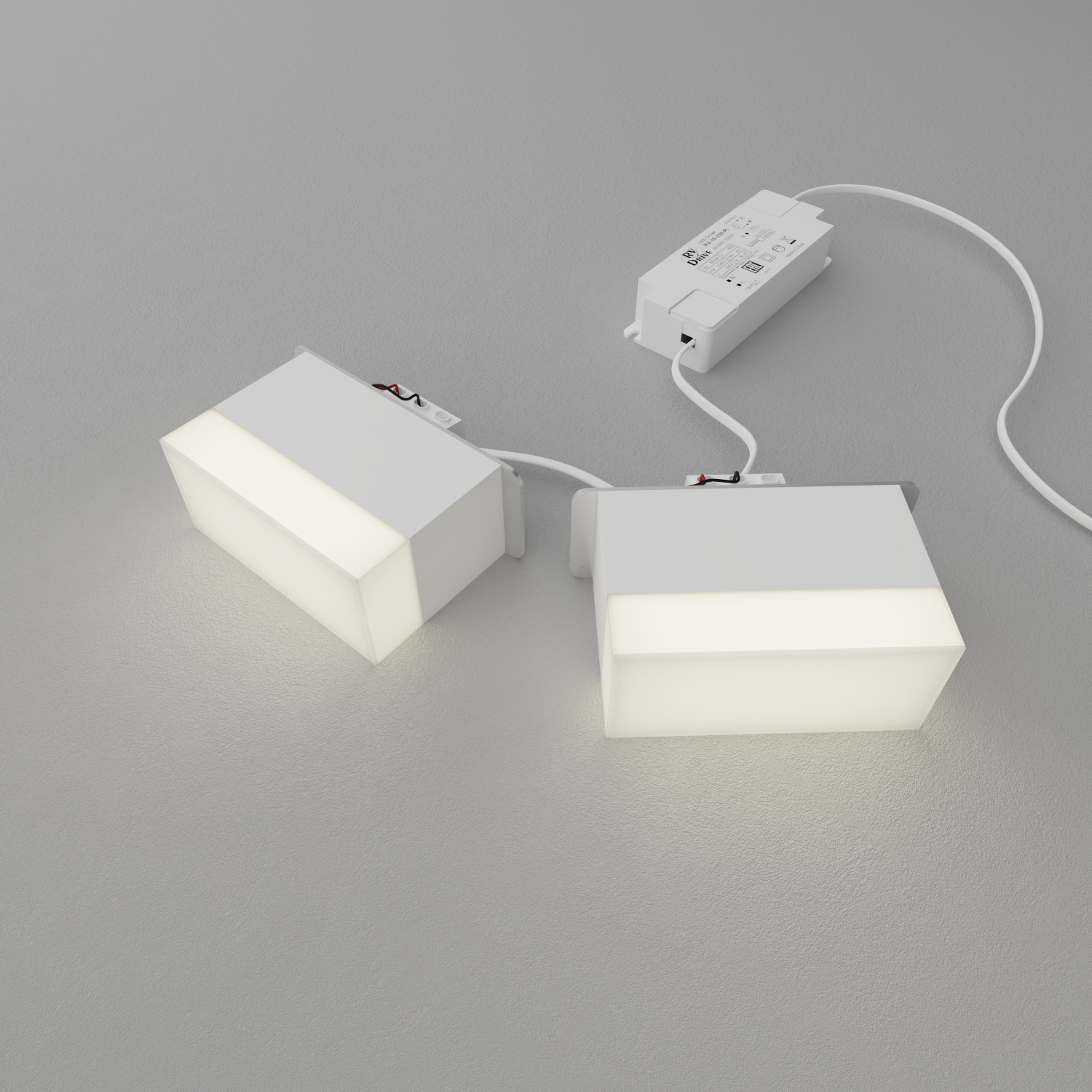 Светильник светодиодный                           RVE-LBX-LUMO20-PLAZA-5010010-1-GR прямоугольник   Грильято 8Вт Встраиваемый 4000К Белый