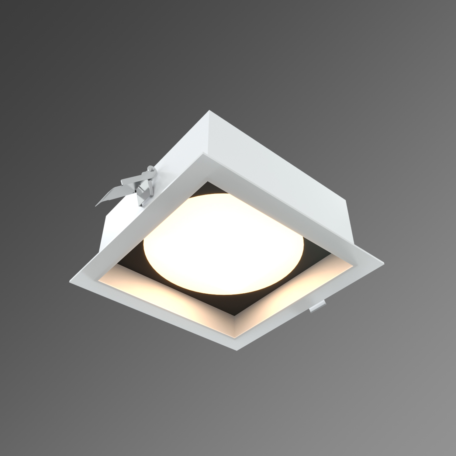 Светильник светодиодный RVE-LBX-SENSO-190x190-V (Карданник 190х190х67мм 10Вт Встраиваемый 4000K белый)