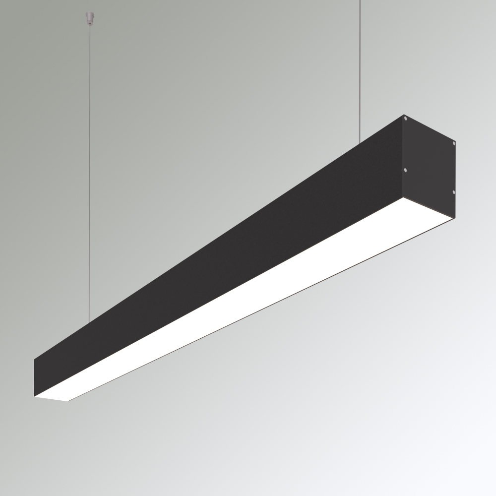 Светильник светодиодный RVE-PLS6070-980-P (Линейный 980х60х70мм 52Вт Подвесной 4000К Серый RAL9006 МУАР)