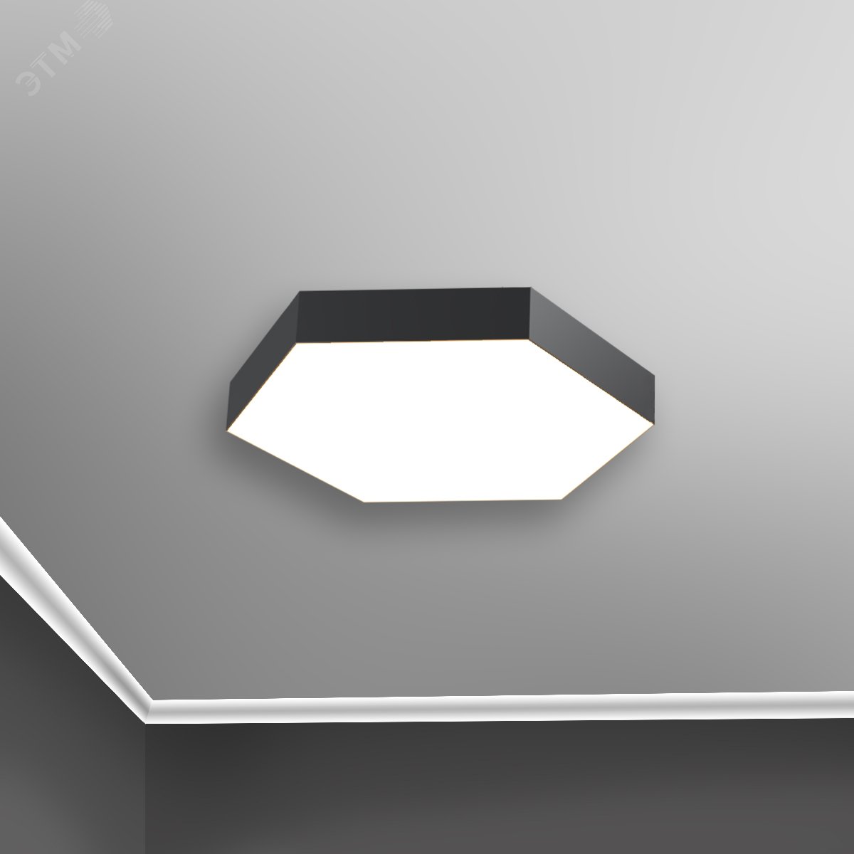 СветильниксветодиодныйRVE-LBX-HEXA-500-N(Шестиугольник500х433х100мм24ВтНакладной4000КБелый)