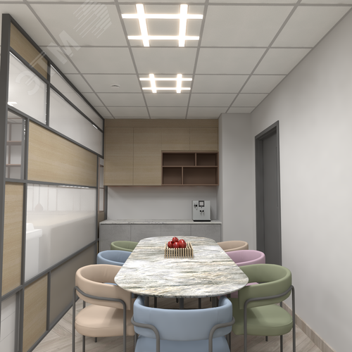 Светильник светодиодный RVE-PLS6332-ALBA-H-595-V (Хештег 595х595х32мм 32Вт Встраиваемый 4000К Белый) - фото 2