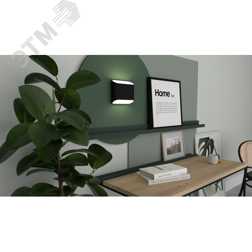 Светильник светодиодный RVE-LBX-BOX-BRA-N (Бра 200х225х95 12Вт накладной 4000K Белый) - фото 3