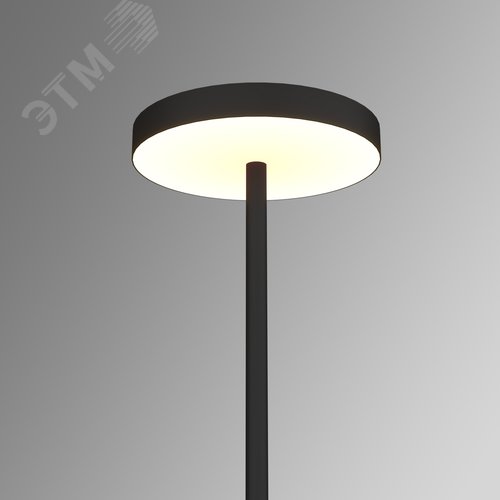 Изображение товара Светильник светодиодный RVE-LBX-CIELO-2150х600-T (Торшер круг 600х600х80мм Вниз 42Вт напольный 4000K стойка 2060х400мм черный) (шт)