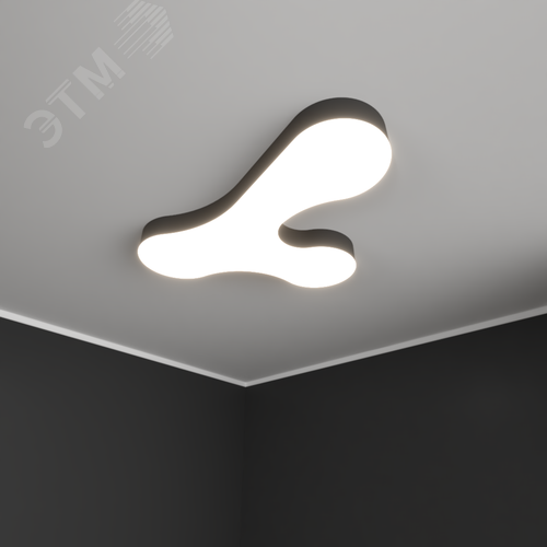 Светильник светодиодный RVE-LBX-CLOUD-1176-N (Облако 1176х830х100мм 70Вт Накладной 4000К Белый) - фото 1