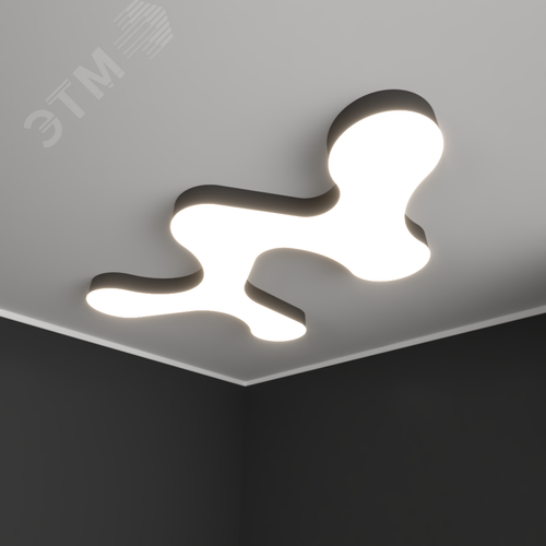 Светильник светодиодный RVE-LBX-CLOUD-1917-N (Облако 1917х1289х100мм 137Вт Накладной 4000К Белый) - фото 1