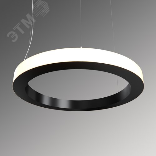 Светильник светодиодный RVE-LBX-RING-OUT-1200-P (Кольцо наружу 1200х1200х50мм S53мм 83Вт Подвесной 4000К Белый) - фото 1