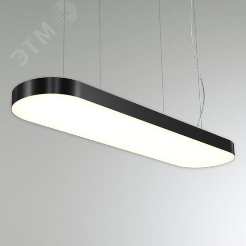 Светильник светодиодный RVE-LBX-LARGO-W-2000-P (Овал 2000х350х100мм 108Вт Подвесной 4000К Белый) - фото 1