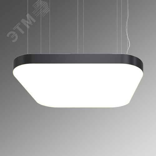 Светильник светодиодный RVE-LBX-BOX-SOFT-1600-P (Квадрат закругленный 1600х1600х120мм 288Вт Подвесной 4000К Белый) - фото 1