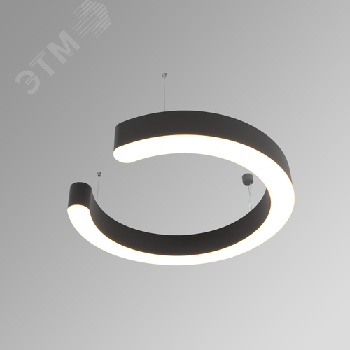 Светильник светодиодный RVE-LBX-DIOS-1600-P (Подкова 1600х1498х100мм 102 Вт Подвесной 4000К Белый) - фото 1