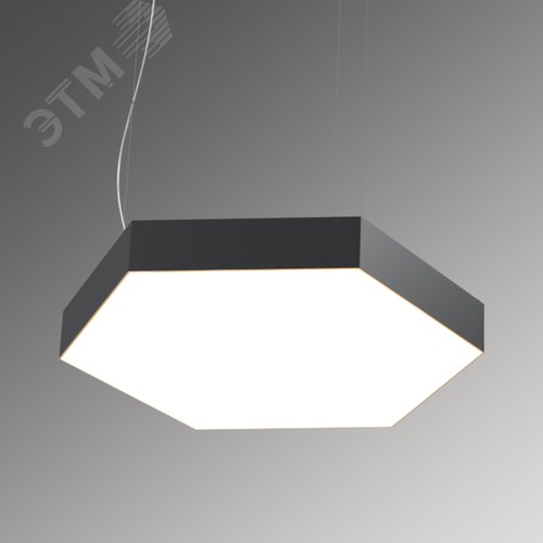 Светильник светодиодный RVE-LBX-HEXA-1500-P (Шестиугольник 1500х1299х120мм 173Вт Подвесной 4000К Белый) - фото 1