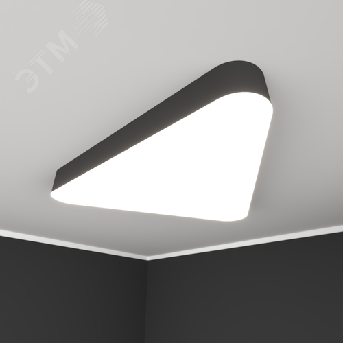 Светильник светодиодный RVE-LBX-TRIO-SOFT-1950-N (Треугольник закругленный 1950х1736х120мм 226Вт Накладной 4000К Белый) - фото 1