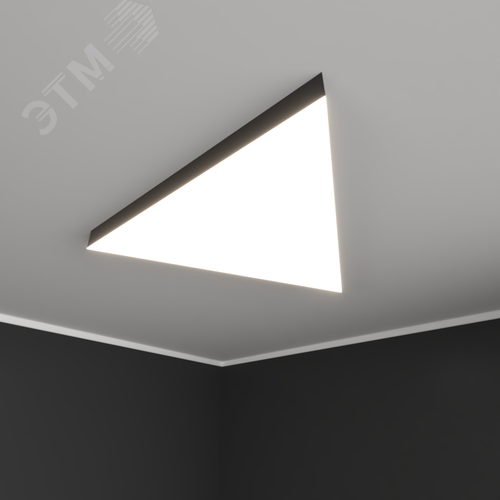 Светильник светодиодный RVE-LBX-TRIO-1950-N (Треугольник 1950х1689х120мм 182Вт Накладной 4000К Белый) - фото 1