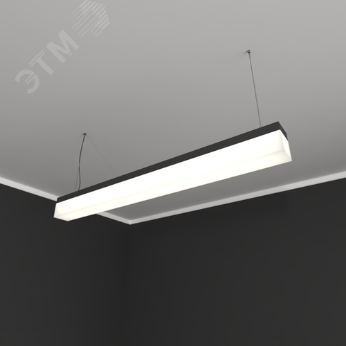 Светильник светодиодный RVE-LBX-LUMO-LISTA-500-P (Линия 500х50х120мм S 50 мм 12 Вт Подвесной 4000К Белый) - фото 1