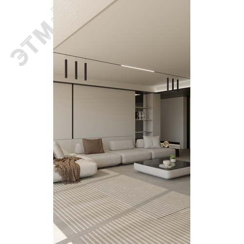 Светильник светодиодный RVE-MT/SC-150/7/B-4K (163х44х126мм 7Вт 36град. 4000К Черный) - фото 3