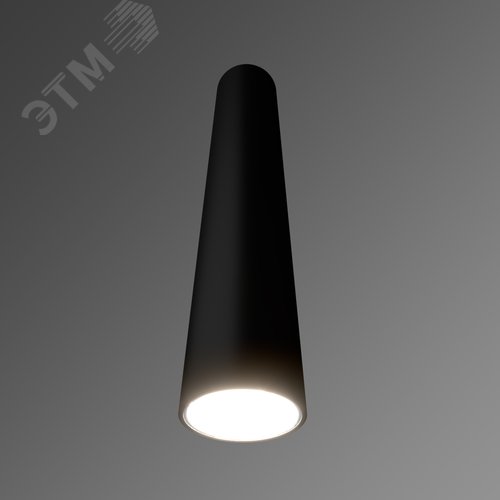 Светильник светодиодный RVE-AVION-40-300-N (Вертикальная труба 300xD40мм 7Вт 23 град Накладной 4000K CRI90 Черный) - фото 1