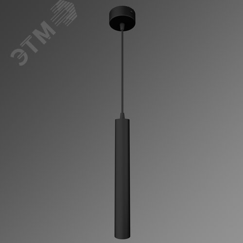 Светильник светодиодный RVE-AVION-40-300-P (Вертикальная труба 300xD40мм 7Вт 38 град Подвесной 4000K CRI90 Черный) - фото 1