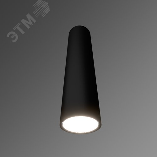 Светильник светодиодный RVE-AVION-70-300-N (Вертикальная труба 300xD70мм 14Вт 45 град Накладной 4000K CRI90 Черный) - фото 1