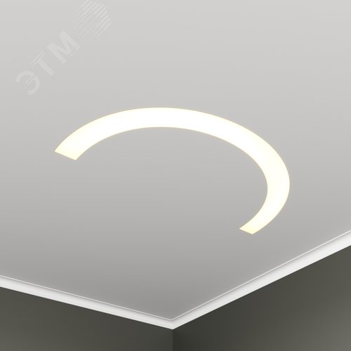 Светильник светодиодный RVE-LBX-ARCO-646-VG (Полукольцо 646х346х110мм S80мм 20Вт встраиваемый под шпаклевку 4000K Белый) - фото 1