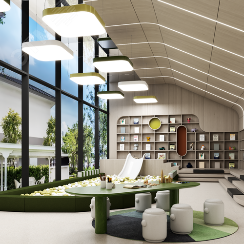 Светильник светодиодный RVE-LBX-BOX-SOFT-1600-P (Квадрат закругленный 1600х1600х120мм 288Вт Подвесной 4000К Белый) - фото 3