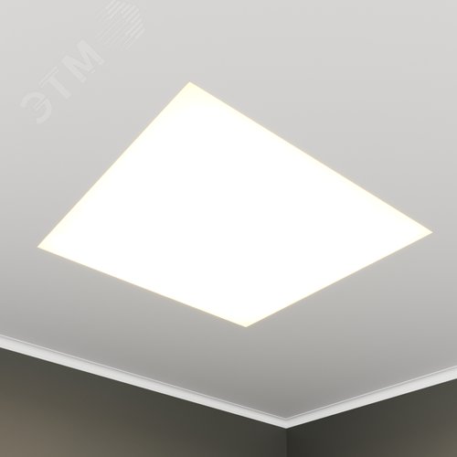 Светильник светодиодный RVE-LBX-BOX-546-VG (Квадрат 546х546х110мм 36Вт встраиваемый под шпаклевку 4000K Белый) - фото 1