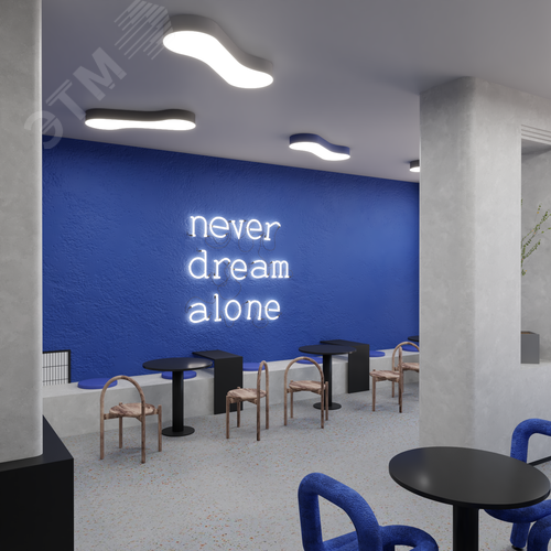 Светильник светодиодный RVE-LBX-CLOUD-1032-N (Облако 1032х346х100мм 41Вт Накладной 4000К Белый) - фото 5