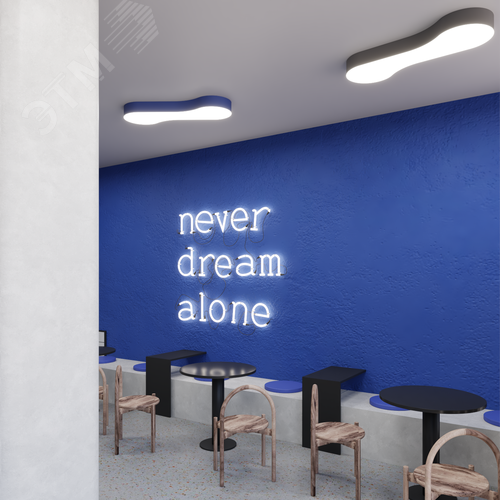 Светильник светодиодный RVE-LBX-CLOUD-1032-N (Облако 1032х346х100мм 41Вт Накладной 4000К Белый) - фото 6