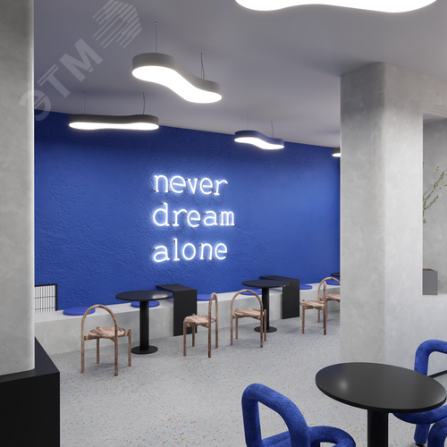 Светильник светодиодный RVE-LBX-CLOUD-1032-P (Облако 1032х346х100мм 41Вт Подвесной 4000К Белый) светильник - фото 5