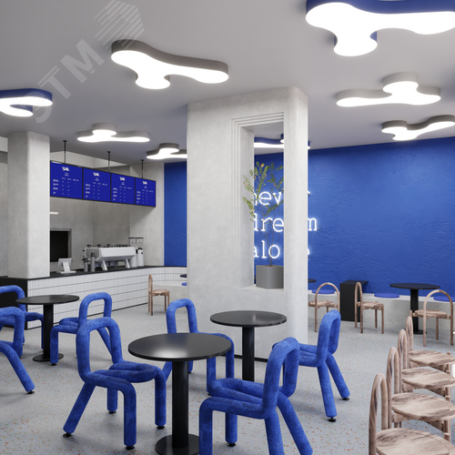 Светильник светодиодный RVE-LBX-CLOUD-1176-N (Облако 1176х830х100мм 70Вт Накладной 4000К Белый) - фото 3