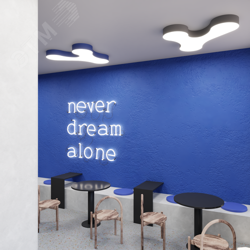 Светильник светодиодный RVE-LBX-CLOUD-1176-N (Облако 1176х830х100мм 70Вт Накладной 4000К Белый) - фото 5