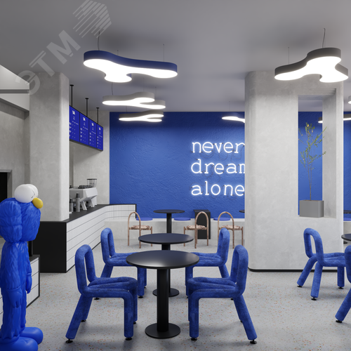 Светильник светодиодный RVE-LBX-CLOUD-1032-P (Облако 1032х346х100мм 41Вт Подвесной 4000К Белый) светильник - фото 8